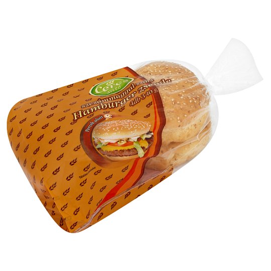 Ceres Sütő szezámmaggal szórt hamburger zsemle 4 db 340 g