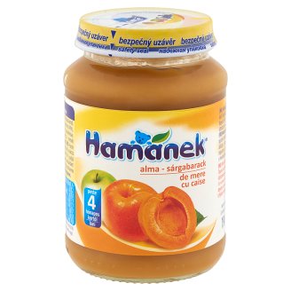 Hamánek alma-sárgabarack bébidesszert 4 hónapos kortól 190 g
