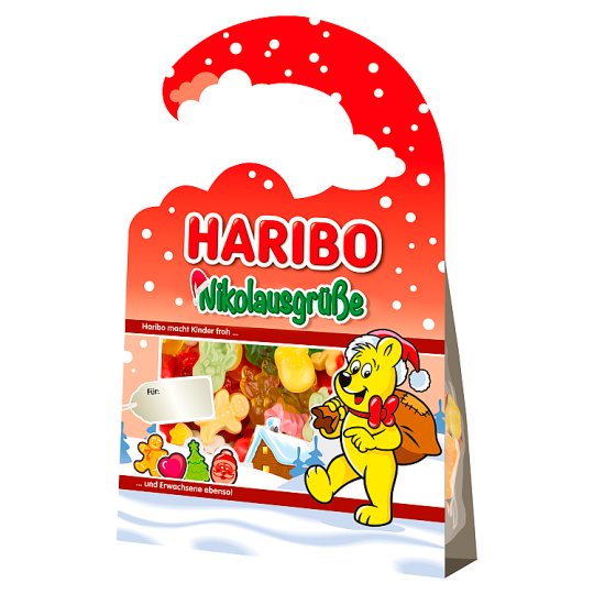 Haribo Nikolausgrüße gyümölcsízű gumicukorka 100 g