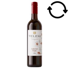 Teleki Válogatás Villányi Cabernet Franc classicus száraz vörösbor 14,5% 0,75 l