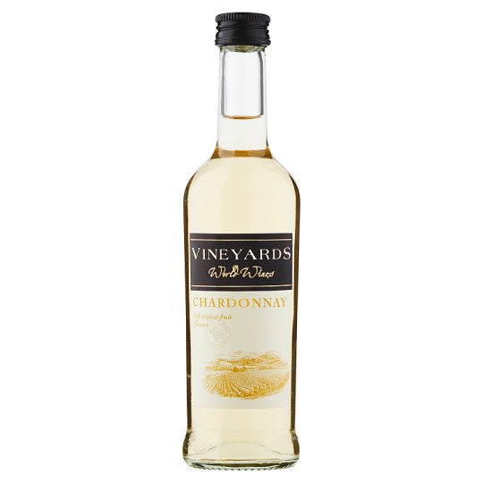 Vineyards World Wines Chardonnay Dry White Wine 12 250 ml Tesco