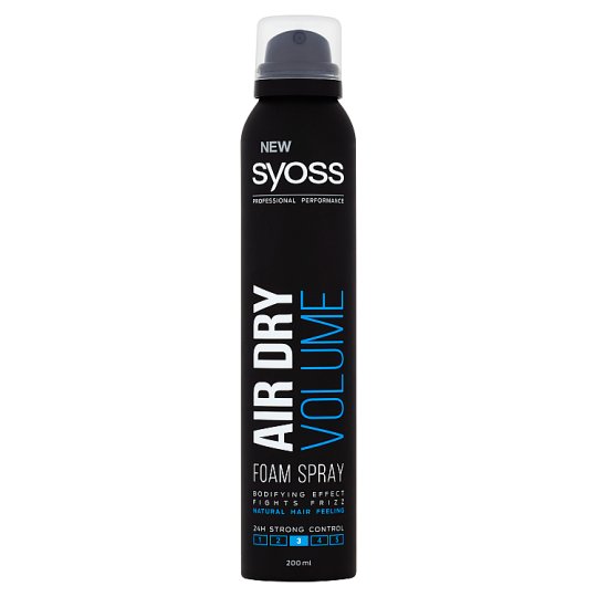 Syoss Air Dry Spray Hair Mousse For Thick Hair 200 Ml Tesco