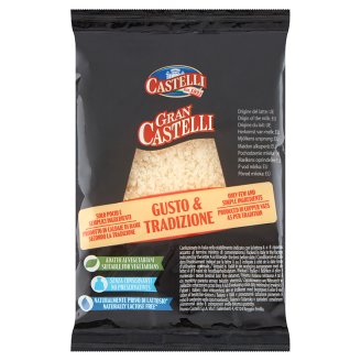 Gran Castelli félzsíros extra kemény reszelt sajt 50 g