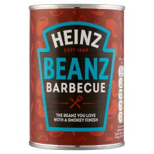 Heinz Hot Baked Beans in Barbecue Style Tomato Sauce 390 g