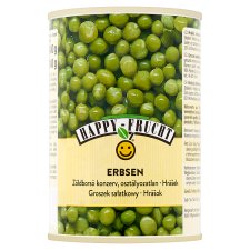 Happy Frucht Unsized, Tinned Green Peas 400 g