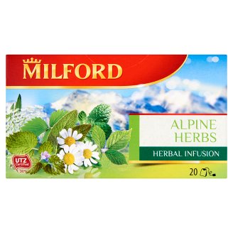 Milford Herbal Infusion Alpine Herbs alpesi gyógynövénytea 20 filter 40 g