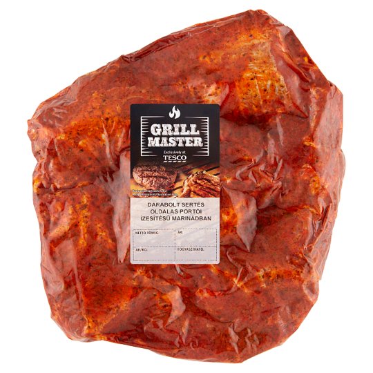 Grill Master Chopped Pork Spare Ribs with Port Wine Marinade