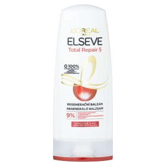 L'Oréal Paris Elseve Total Repair 5 regeneráló balzsam igénybevett hajra 400 ml