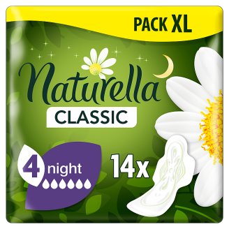 Naturella Classic Night Camomile Éjszakai Betét, 14 db