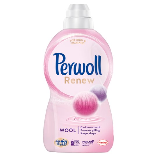 Perwoll Renew Wool Light Duty Detergent for Woollen and Delicately Washed Clothes 18 Washes 990