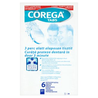 Corega műfogsortisztító tabletta 6 db