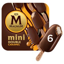 Magnum Mini Multipack Double Caramel Ice Cream 6 x 60 ml