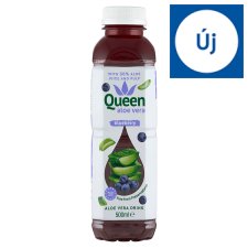 Queen Non-Carbonated Soft Drink with Aloe Vera, Blueberry Juice and Sweetener 500 ml