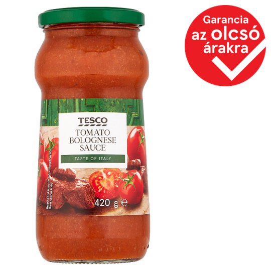 Tesco Tomato Bolognese Sauce 420 g