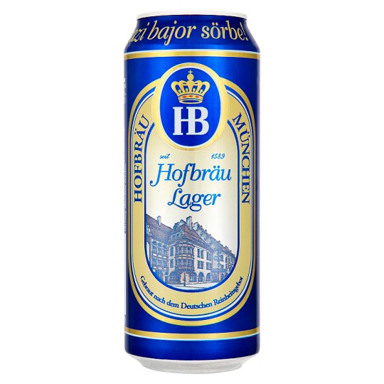 HB Hofbräu München világos sör 4% 0,5 l