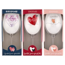 Valentine's Day Wine Glass