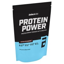 BioTechUSA Protein Power Flavoured Protein Drink with Creatine and Sweeteners 500 g