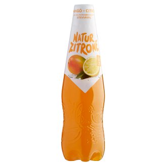 NaturZitrone alkoholmentes, mangó-citrom ízű szénsavas ital 0,5 l PET