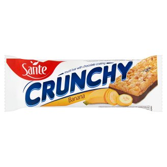 Sante Crunchy banános ízű müzliszelet csokoládéval 40 g