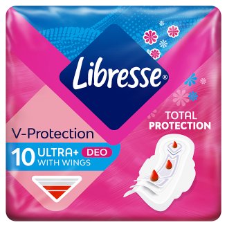 Libresse Ultra Thin Normal Deo Fresh enyhén illatosított, vékony, szárnyas egészségügyi betét 10 db
