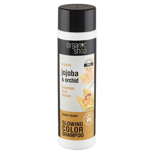 Organic Shop Arany Orchidea színkiemelő sampon BIO jojoba- és orchideakivonattal 280 ml