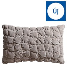 F&F Home Velvet Quilted Cushion steppelt bársony párna 30 cm x 50 cm