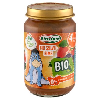 Univer szilva-alma bébidesszert 4 hónapos kortól 163 g