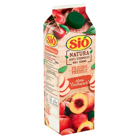 Sió frissen préselt alma-őszibaracklé 1 l