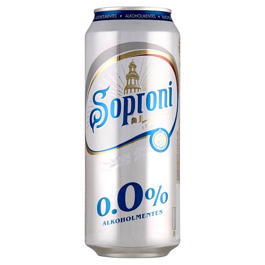 Soproni alkoholmentes világos sör 0,0% doboz 0,5 l