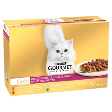 Purina Gourmet Gold Duó Élmény nedves macskaeledel 12 x 85 g (1020 g)