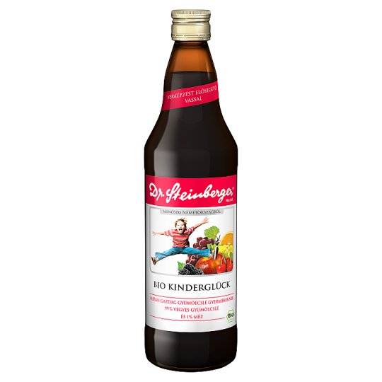 Dr. Steinberger Kinderglück BIO vegyes gyümölcslé gyermekeknek 750 ml