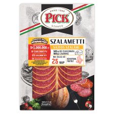 PICK Szalametti szeletelt sajtos szalámi 60 g