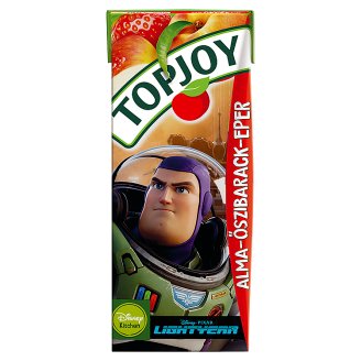 Topjoy alma-őszibarack-eper ital 200 ml