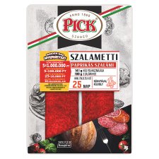 PICK Szalametti szeletelt paprikás szalámi 70 g