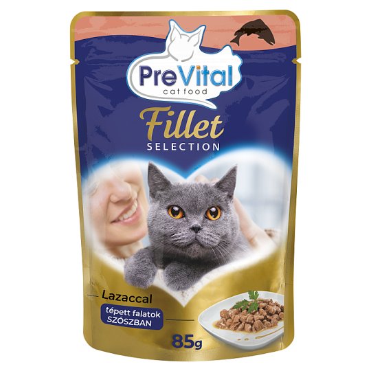 PreVital Naturel Alupack Complete Pet Food for Adult Cats with Salmon