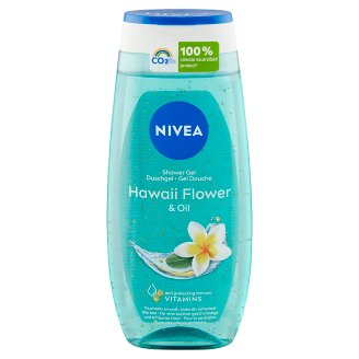 NIVEA Hawaii Flower & Oil frissítő tusfürdő ápoló olajgyöngyökkel 250 ml