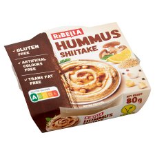 RiBella Hummus Chickpeas Spread with Shiitake Mushrooms 80 g