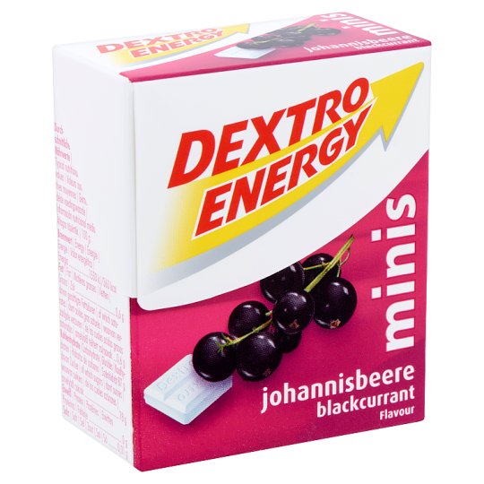 Dextro Energy energetizáló feketeribizli ízű szőlőcukor tabletta 50 g
