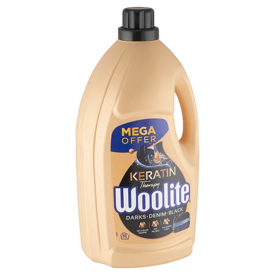 Woolite Darks, Denim, Black Liquid Detergent for Dark Clothes 75 Washes 4,5 l
