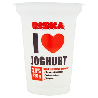Riska I Love élőflórás natúr joghurt 330 g