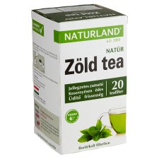 Naturland Unflavoured Green Tea 20 Tea Bags 30 g