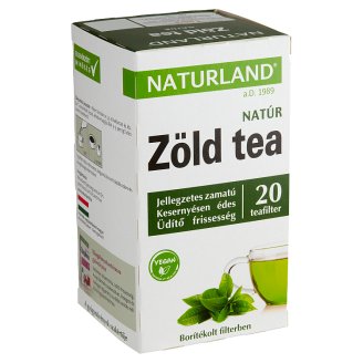 Naturland Életmód natúr zöld tea 20 filter 30 g