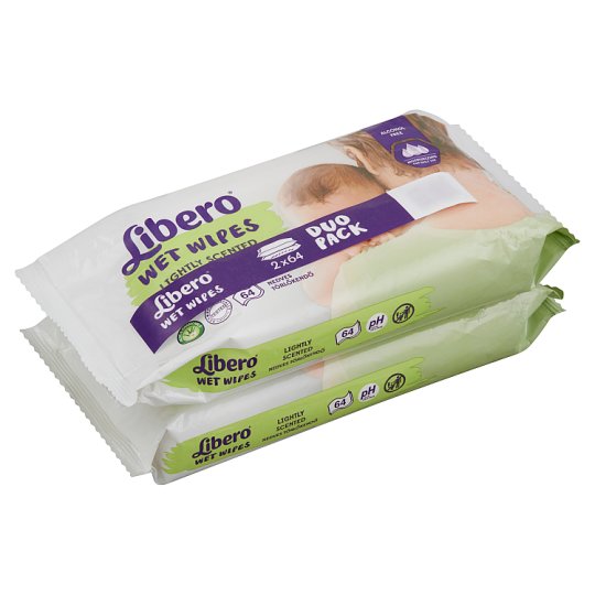 Libero Wet Wipes 2 x 64 pcs Tesco Online, Tesco From Home, Tesco