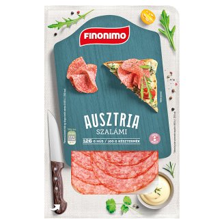 Finonimo szeletelt Salzburg szalámi 75 g