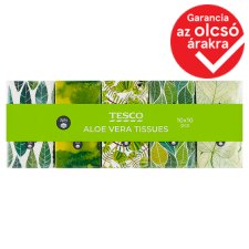 Tesco Aloe Vera Tissues 3 Ply 10 x 10 pcs