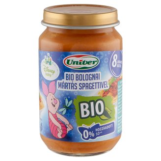 Univer bolognai mártás spagettivel bébiétel 8 hónapos kortól 163 g