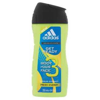 Adidas Get Ready! tusfürdő testre, hajra és arcra citrus kivonattal 250 ml