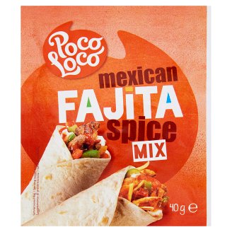 Poco Loco Fajita fűszerkeverék 40 g