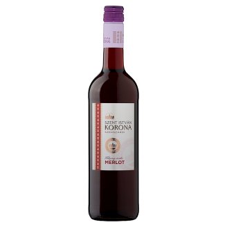 Szent István Korona Szekszárdi Merlot félszáraz vörösbor 12,5% 0,75 l