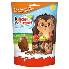 Kinder Mini Friends Caramel minőségi tejcsokoládé figurák tejes krémmel 122 g